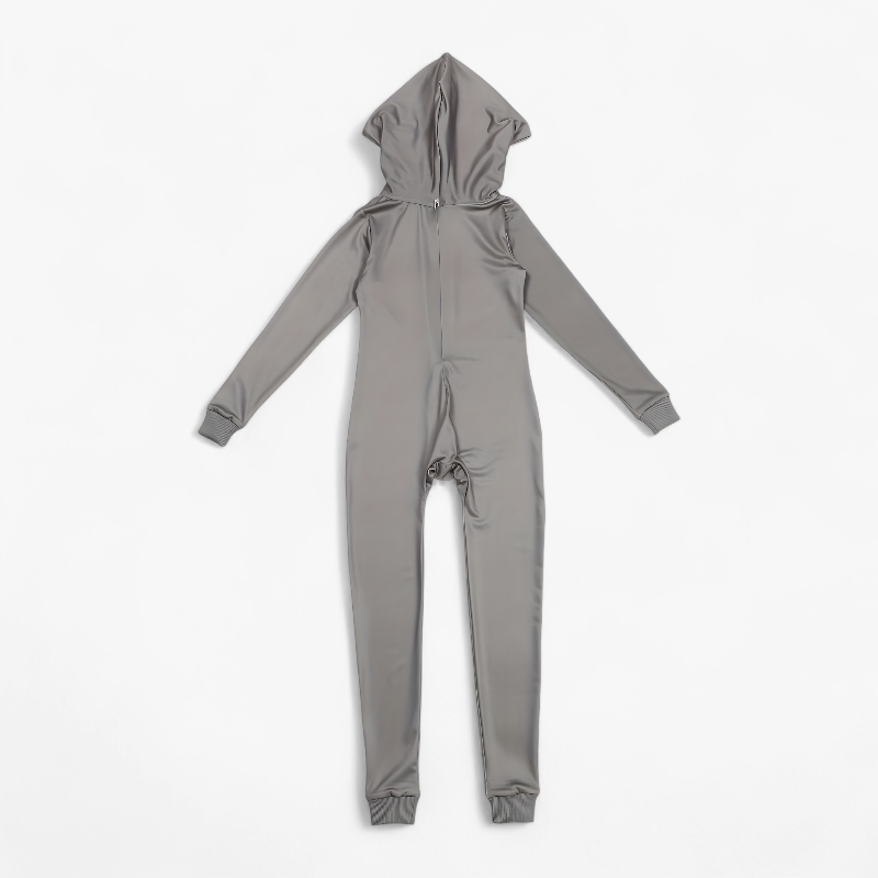 Haai Onesie Kostuum voor Jongens – Met Capuchon en Rits-Mijn Verkleedkist