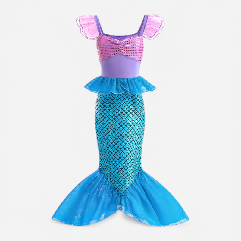 Sprankelende Zeemeermin Outfit voor Kinderen – Betoverende Look voor Avontuurlijke Meisjes-Mijn Verkleedkist