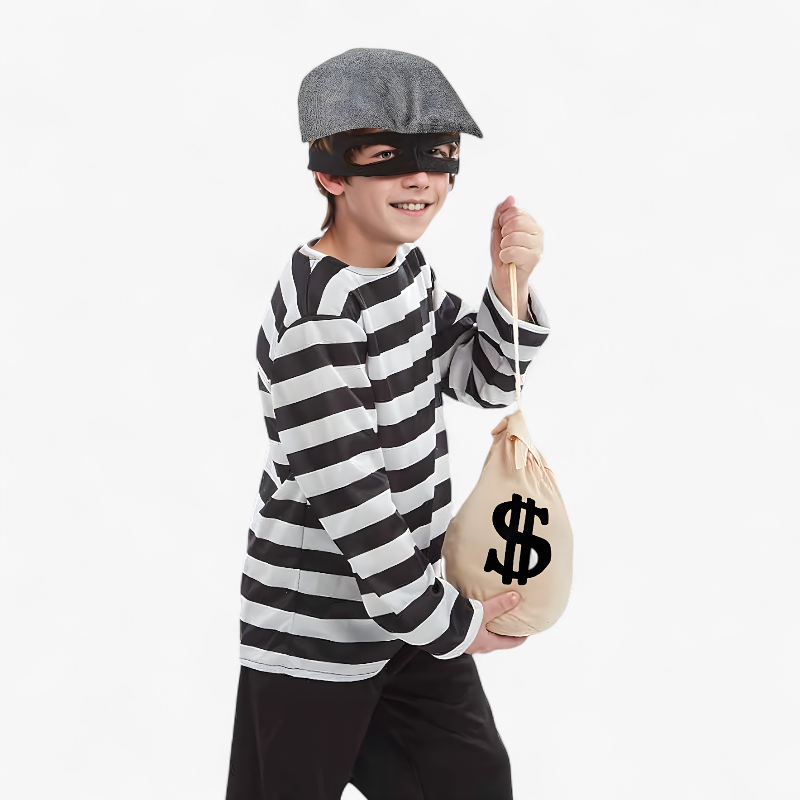 Boef Kostuum voor Kinderen – Inclusief Top, Tas, Hoed en Masker