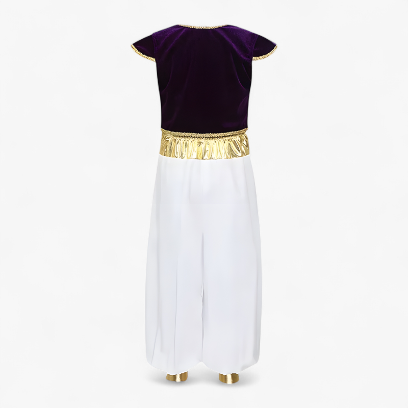 Aladdin Kostuum voor Kinderen – Arabische Prins Outfit met Gouden Accessoires