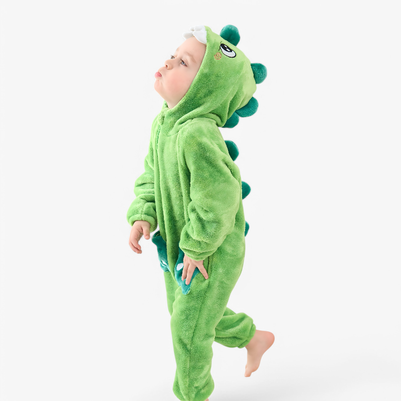 Deluxe Dinosaurus Kostuum, groen - De verkleedzolder, voor al uw Deluxe Dinosaurus Kostuum, groen - De verkleedzolder, voor al uw